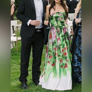 BHLDN | Dresses | Bhldn Selma Halterneck Satin Maxi Dress Navy Blue Size 2  | Poshmark